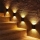 Set 4 x lampa solara 4 LED lumina bidirectionala