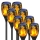 Set 4/8/12 x Lampa solara tip torta cu efect flacara, 30 cm