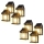 Set 8 x Lampa solara de perete, senzor de miscare, LED 3W
