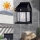Set 4 x Lampa solara de perete, senzor de miscare, LED 3W