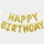 Set baloane Happy Birthday, 13 litere, Auriu