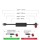 Set 2 x Cablu retractabil de incarcare, compatibil Apple, Android, USB C