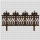 Set 5 gardulete decorative pentru gradina, Bronz, 62×35 cm