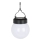 Set 3 x Felinar solar, Glob Suspendat, Alb, 10 cm